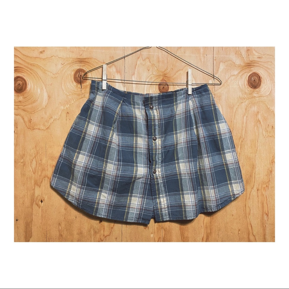 Handmade plaid skirt
